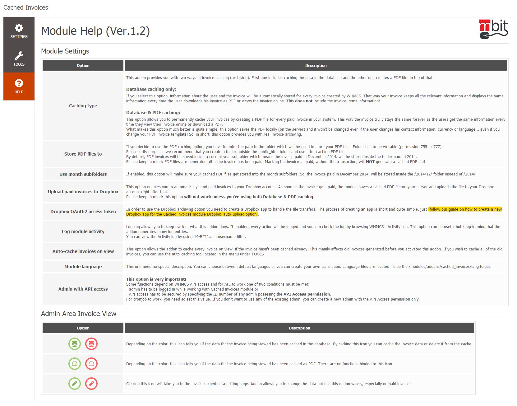 Ugrađena pomoć i panel dokumentacije